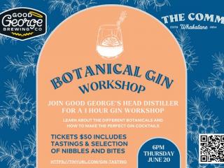 Good George Botanical Gin Workshop at The Comm